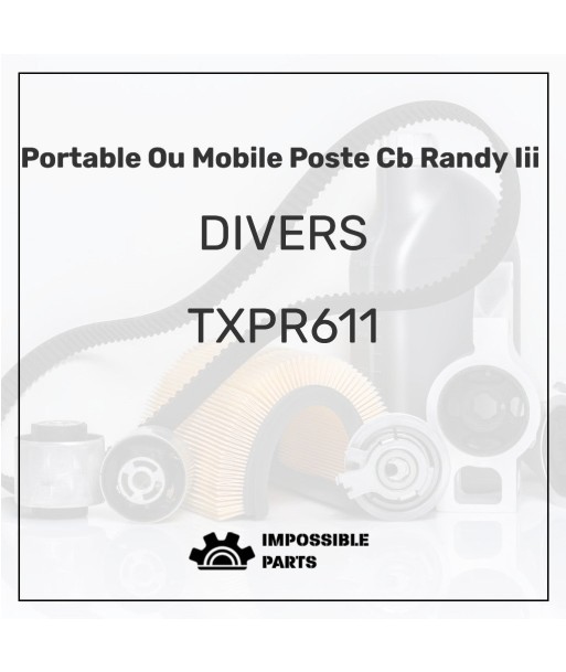 PORTABLE OU MOBILE POSTE CB RANDY III Venez découvrir notre 