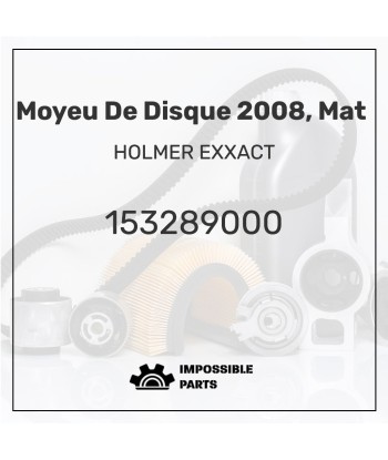 MOYEU DE DISQUE 2008, MAT 153289000 la colonne vertébrale