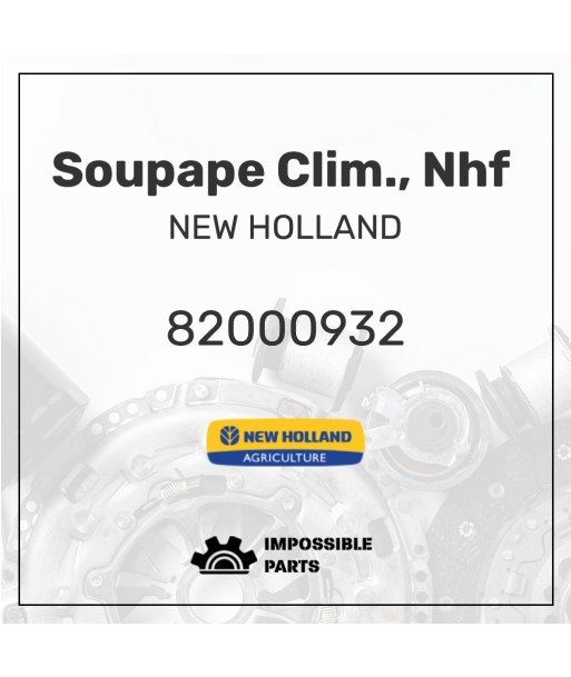 SOUPAPE CLIM., NHF 82000932 paiement sécurisé