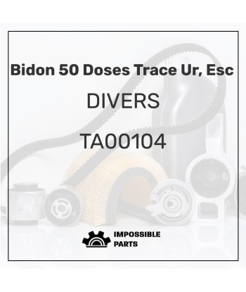 BIDON 50 DOSES TRACE UR, ESC TA00104 Les magasins à Paris