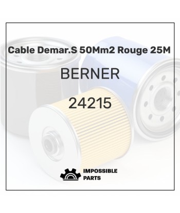 CABLE DEMAR.S 50MM2 ROUGE 25M les ligaments