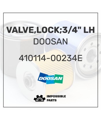 VALVE,LOCK3/4" LH , 410114-00234E En savoir plus