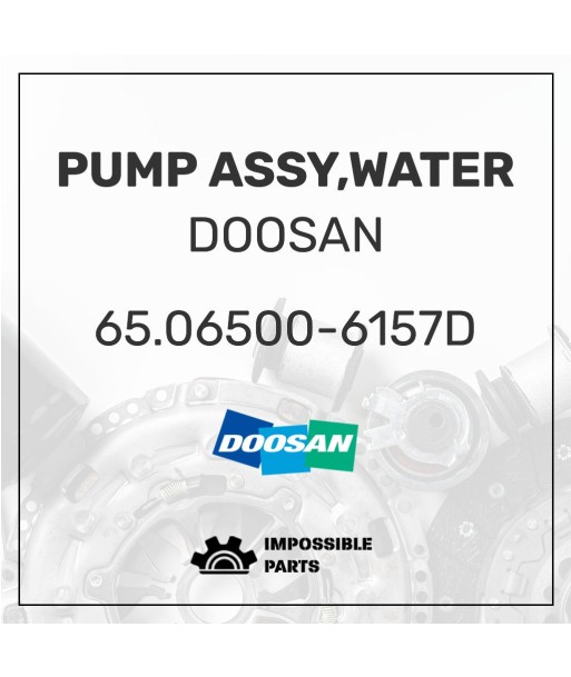 PUMP ASSY,WATER , 65.06500-6157D destockage