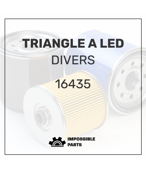 TRIANGLE A LED , 16435 Fin de série