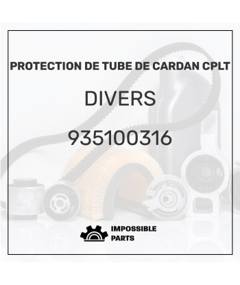 PROTECTION DE TUBE DE CARDAN CPLT Jusqu'à 80% De Réduction