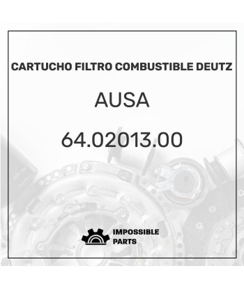 CARTUCHO FILTRO COMBUSTIBLE DEUTZ , 64.02013.00 le concept de la Pate a emporter 