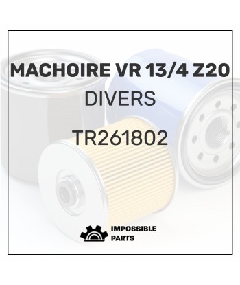 MACHOIRE VR 13/4 Z20 Vous souhaitez 