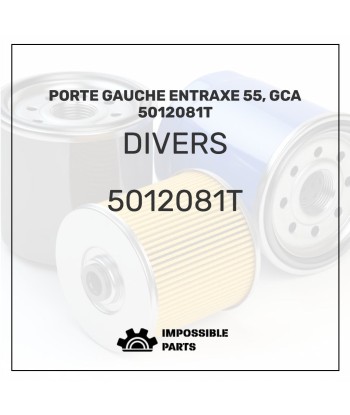 PORTE GAUCHE ENTRAXE 55, GCA 5012081T hantent personnes