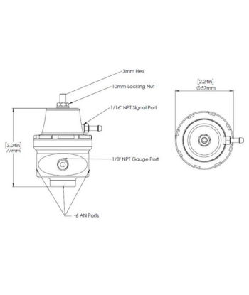 Régulateur de pression carburant TURBOSMART FPR6 acheter en ligne