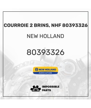 COURROIE 2 BRINS, NHF 80393326 du meilleur 