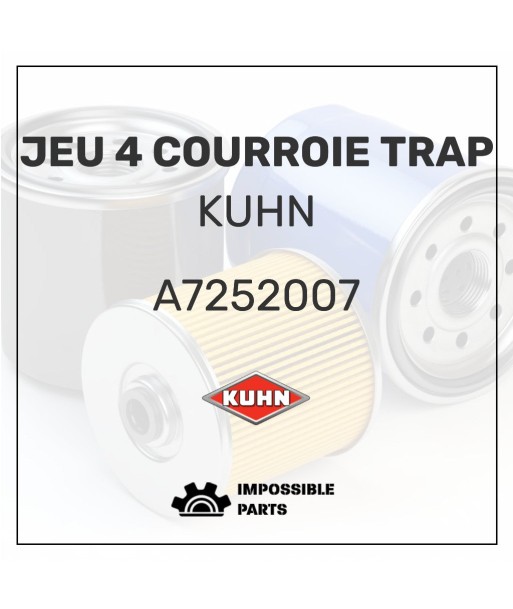 JEU 4 COURROIE TRAP en ligne