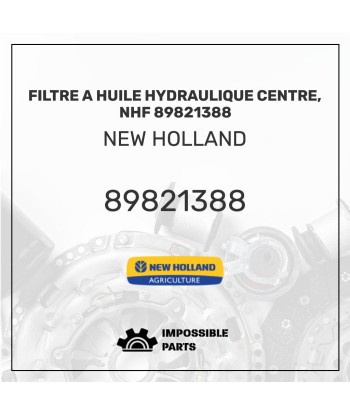 FILTRE A HUILE HYDRAULIQUE CENTRE, NHF 89821388 de technologie