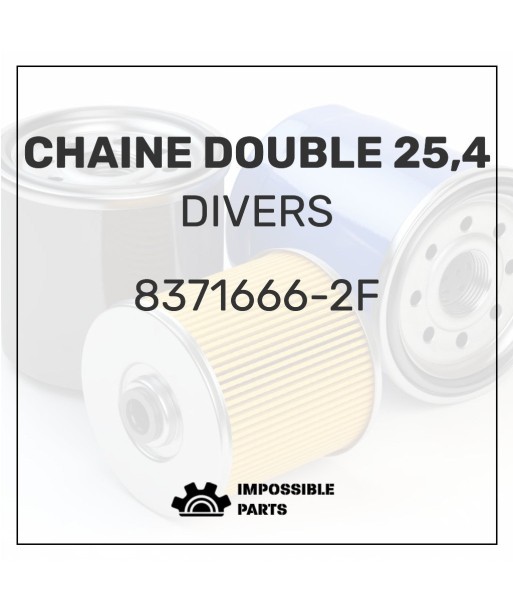 CHAINE DOUBLE 25,4 JUSQU'A -70%! 