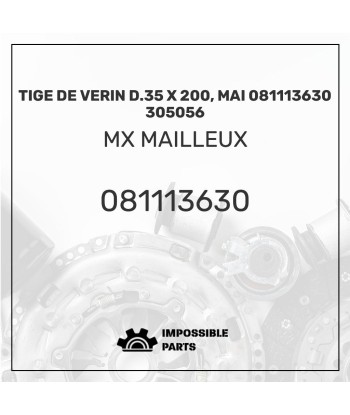 TIGE DE VERIN D.35 X 200, MAI 081113630 305056 basket pas cher