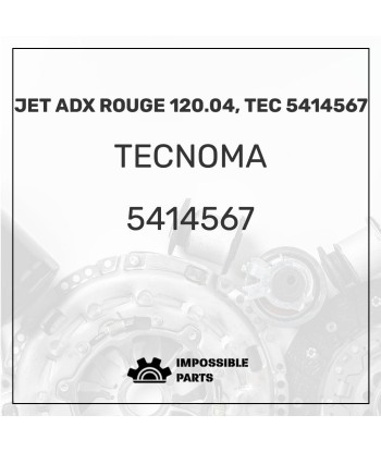 JET ADX ROUGE 120.04, TEC 5414567 de votre