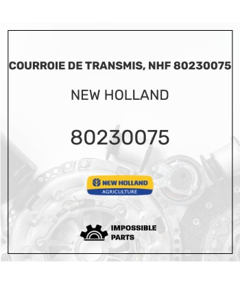 COURROIE DE TRANSMIS, NHF 80230075 En savoir plus