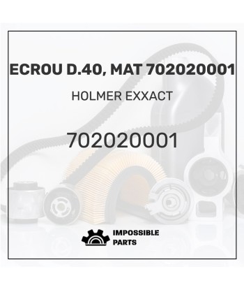 ECROU D.40, MAT 702020001 acheter