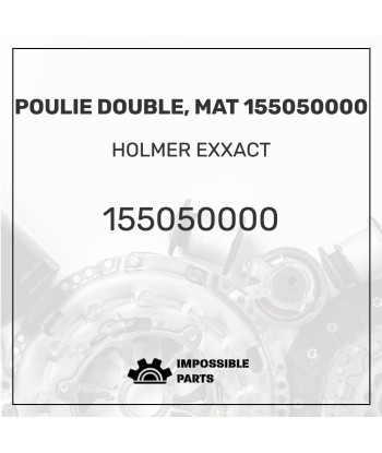 POULIE DOUBLE, MAT 155050000 Comparez plus de prix