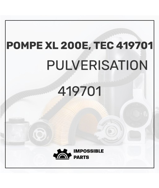 POMPE XL 200E, TEC 419701 chez Cornerstreet bien 