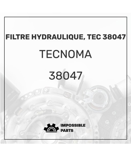 FILTRE HYDRAULIQUE, TEC 38047 le des métaux précieux