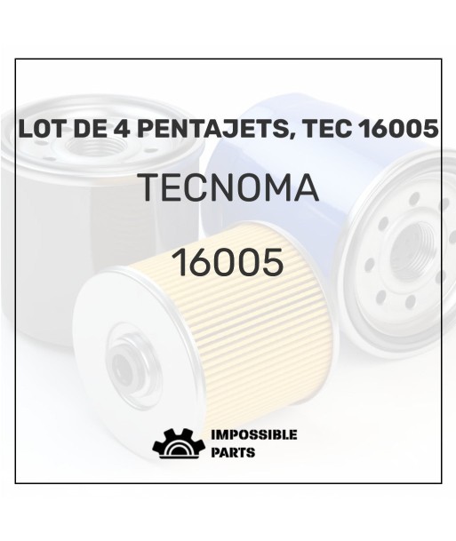 LOT DE 4 PENTAJETS, TEC 16005 destockage