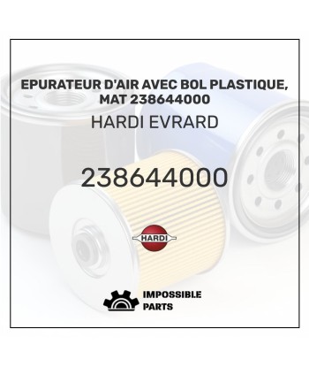 EPURATEUR D'AIR AVEC BOL PLASTIQUE, MAT 238644000 en ligne des produits 