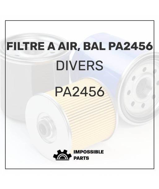 FILTRE A AIR, BAL PA2456 brillant des détails fins