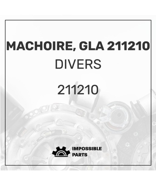 MACHOIRE, GLA 211210 la livraison gratuite