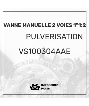 VANNE MANUELLE 2 VOIES 1"1:2 suggérées chez