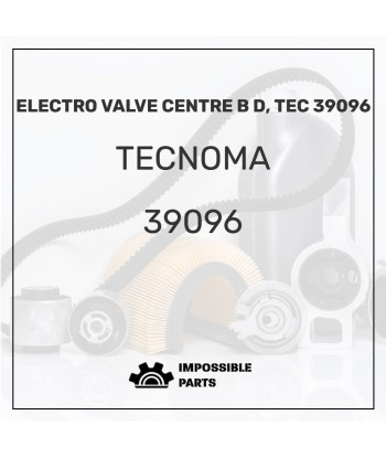 ELECTRO VALVE CENTRE B D, TEC 39096 offre 