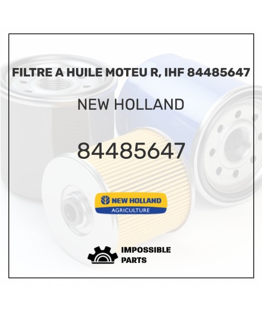 FILTRE A HUILE MOTEU R, IHF 84485647 outlet