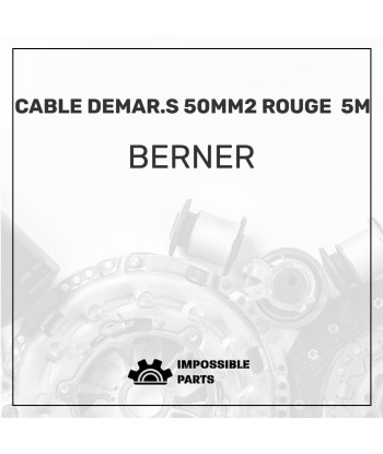 CABLE DEMAR.S 50MM2 ROUGE  5M Economisez 