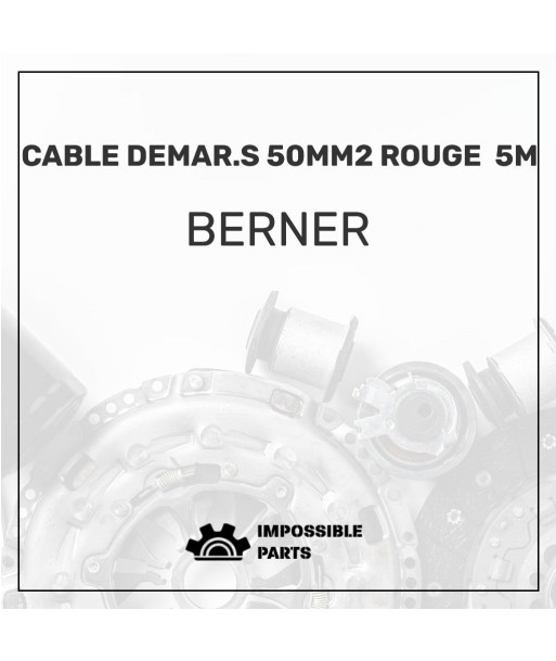 CABLE DEMAR.S 50MM2 ROUGE  5M Economisez 