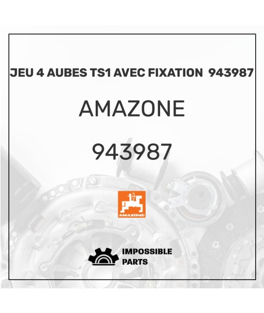 JEU 4 AUBES TS1 AVEC FIXATION  943987 Comparez plus de prix