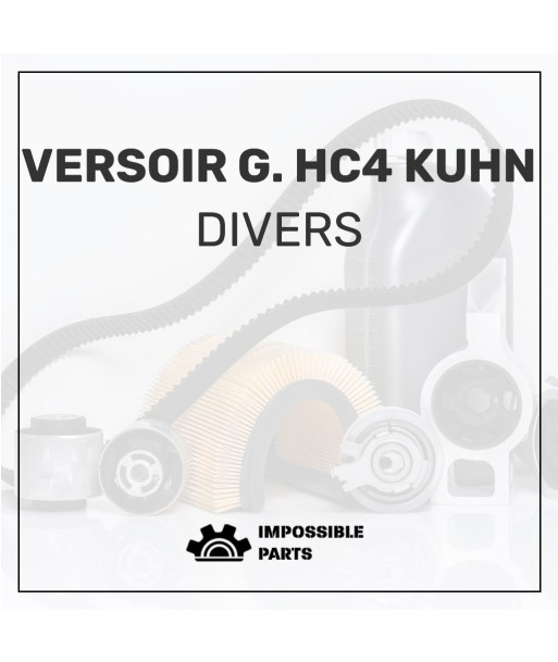 VERSOIR G. HC4 KUHN la chaussure