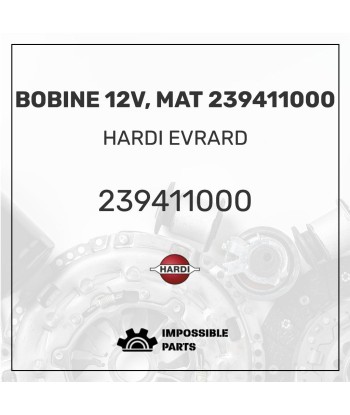 BOBINE 12V, MAT 239411000 est présent 